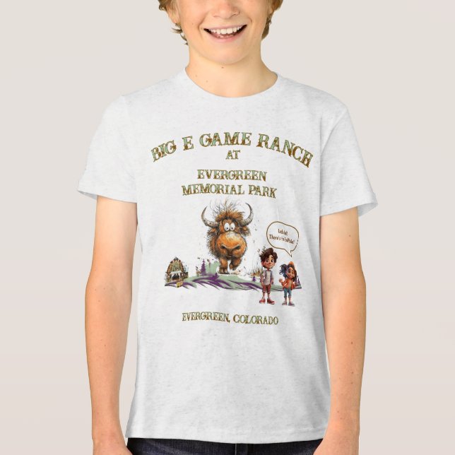 Camiseta Funny children American buffalo bison 2 (Frente)