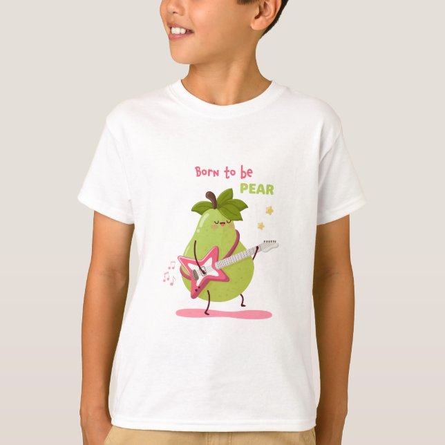 Camiseta Funny children's illustration of a rock pear (Frente)