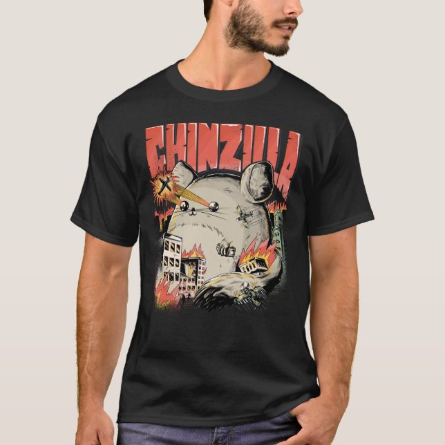 Camiseta  Funny CHINZILLA Cool Gift For Chinchilla Owners (Frente)