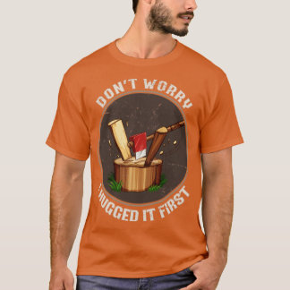 Camiseta Funny Chopping Wood Carpenter Lumberjack
