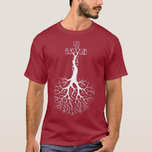 Camiseta Funny Christian Cross Roots Gift Crucifix Lover