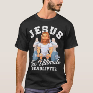 Camiseta Funny Christian Sunday Mass Bodybuilder Gym Jesus