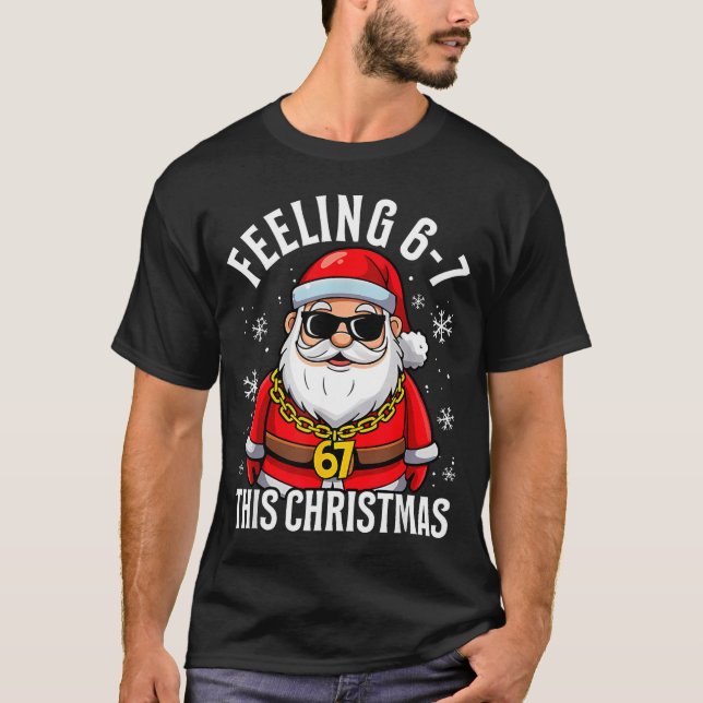 Camiseta Funny Christmas 6-7 67 Six Seven Christmas Kids Te (Frente)