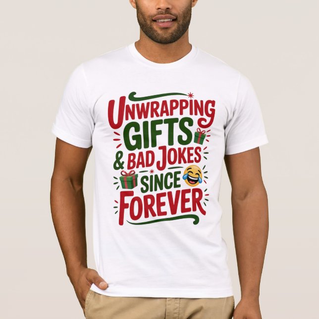 Camiseta Funny Christmas Dad Joke Shirt (Frente)
