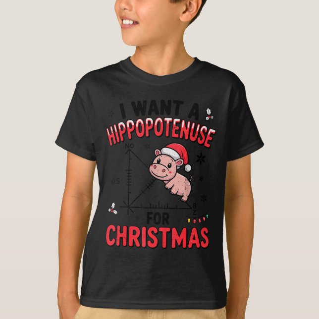 Camiseta Funny Christmas Hiptamus Math Teacher Gift Ugly Sw (Frente)