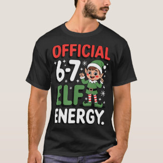 Camiseta Funny Christmas Meme 6-7 67 Elf Energy Humor Outfi