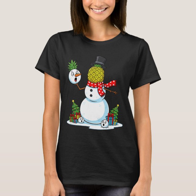Camiseta Funny Christmas Ne Snowman Xmas Mens Womens Kids  (Frente)