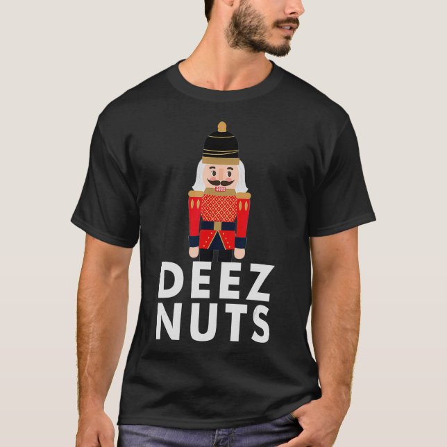 Camiseta Funny Christmas Nutcracker Deez Nuts Kids  (Frente)