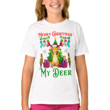 Funny Christmas Reindeer, Merry Christmas My Deer