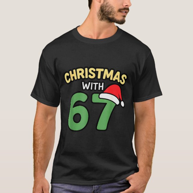 Camiseta Funny Christmas Shirts With 67 Meme Trendy Joke Ge (Frente)