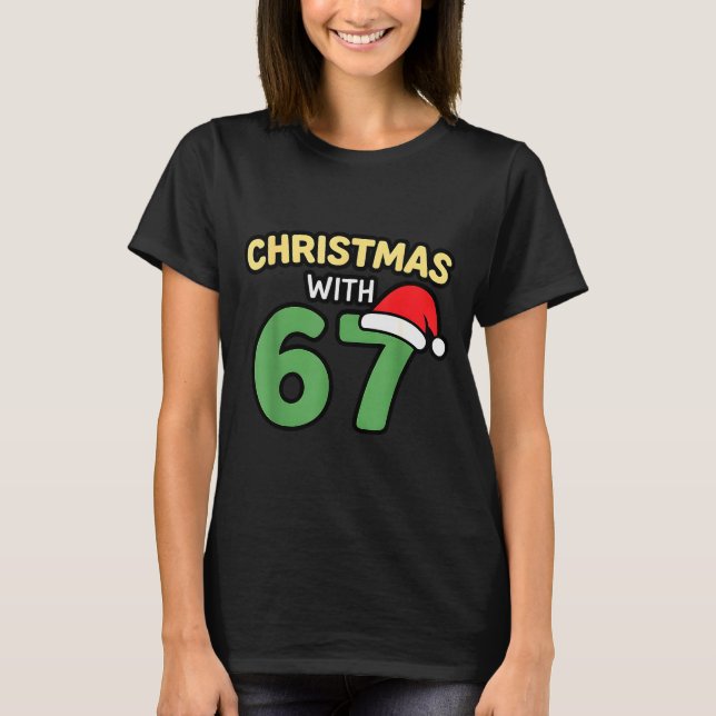 Camiseta Funny Christmas Shirts With 67 Meme Trendy Joke Ge (Frente)