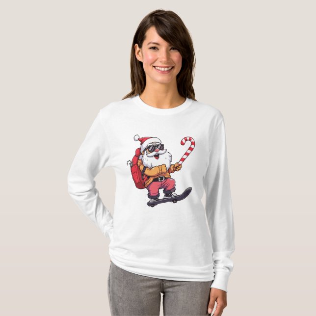 Camiseta Funny Christmas Streetwear Outfit (Frente Completa)