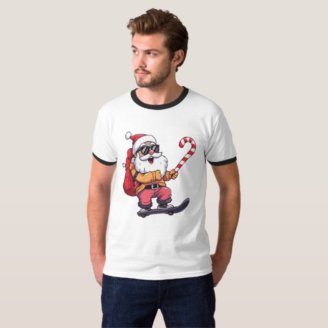 Camiseta Funny Christmas Streetwear Outfit (Frente Completa)