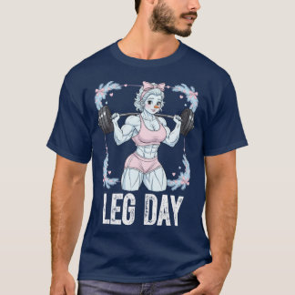 Camiseta Funny Chritsmas Snow Woman Lover Leg Day Gym Worko