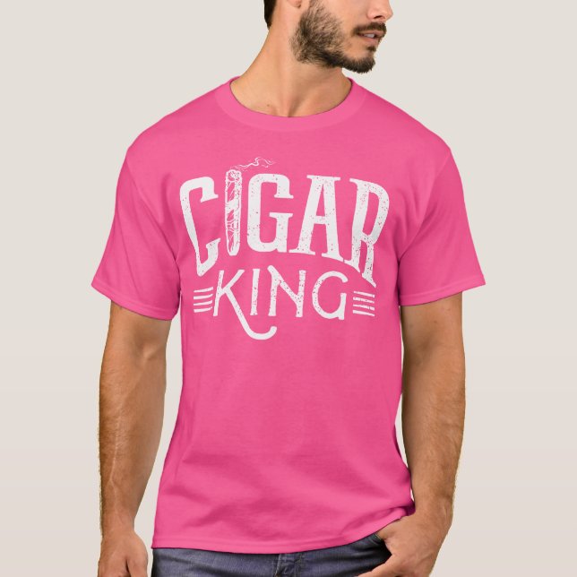 Camiseta Funny Cigar Lover For Boys And Men Cigar Fan (Frente)