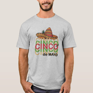 Camiseta Funny Cinco de Drinko Cinco de Mayo Bebendo