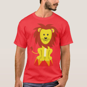 Camiseta Funny Circus Lion Cirque Tiger Animal Selvagem Saf