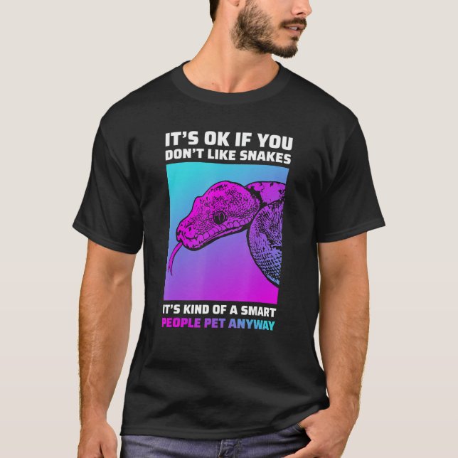 Camiseta Funny Cobra Lover Python Boa Cornsnake (Frente)