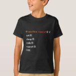 Camiseta Funny Computer Science Coder Programmer Função<br><div class="desc">Um presente engraçado para programador,  gamer,  cientista de computadores,  desenvolvedor de software,  administrador de TI,  nerd e geek de pc. Surpresa perfeita para rir com amigos,  familiares e colegas na escola ou no trabalho.</div>