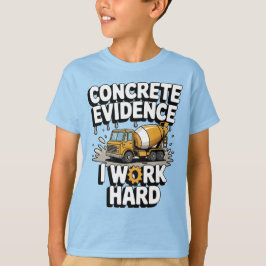 Camiseta Funny Concrete Mixer Truck Boys Cute Construction