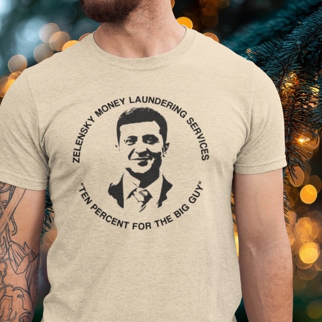 Camiseta Funny Conservador Anti Biden Zelensky Ucrânia (Criador carregado)