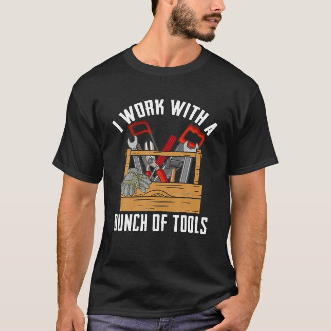 Camiseta Funny Construction Worker Gift Carpenter Woodworke (Frente)