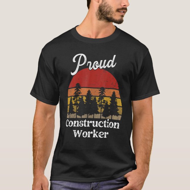 Camiseta Funny Construction Worker Shirts Cargo (Frente)