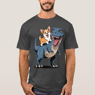 Camiseta Funny Corgi Design for Boys Men Welsh Corgi Dog Lo