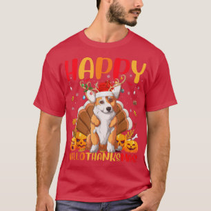 Camiseta Funny Corgi Dog Lover Happy Corgi Hellothanksmas -