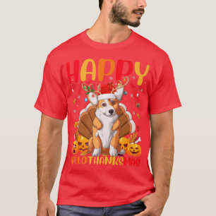 Camiseta Funny Corgi Dog Lover Happy Corgi Hellothanksmas-1