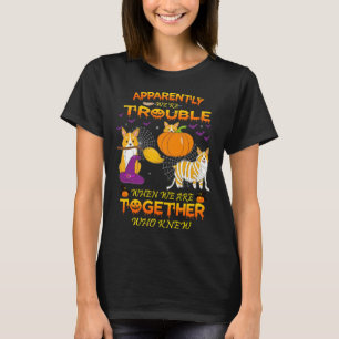 Camiseta Funny Corgi Halloween Figurume 919