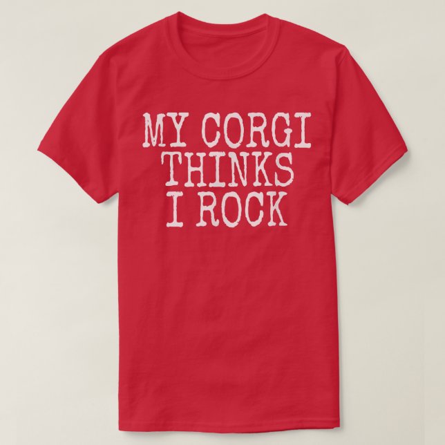 Camiseta Funny Corgi Lovers  (Frente do Design)