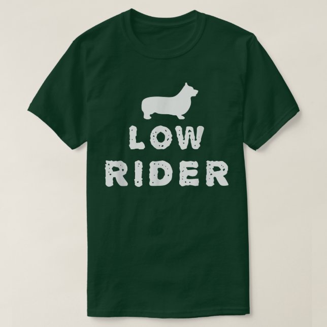 Camiseta Funny Corgi Low Rider  (Frente do Design)