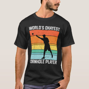 Camiseta Funny Cornhole, Okayest Vintage Cornhole Pl