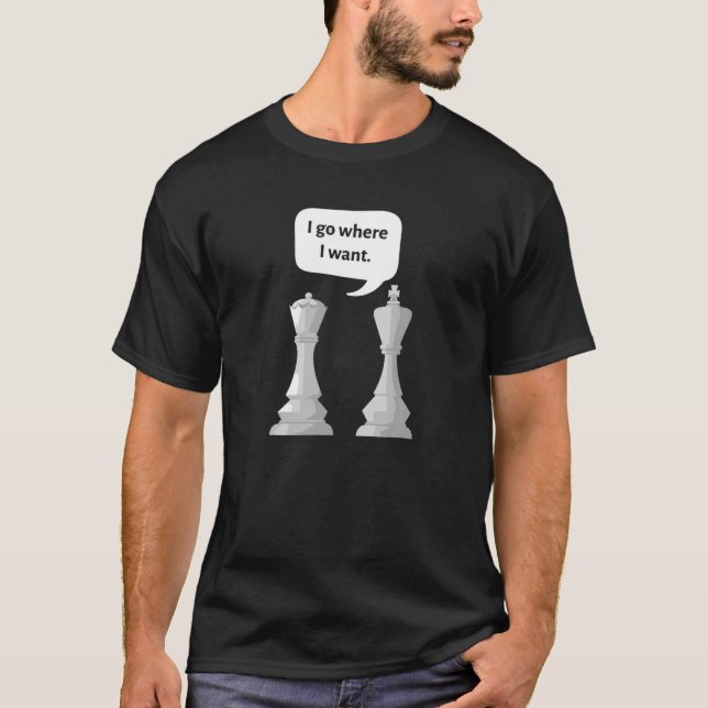 Camiseta Funny Corny Dad Joke Design For Chess Players (Frente)