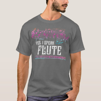 Camiseta Funny Cote Instrumento Musical Retro Flute