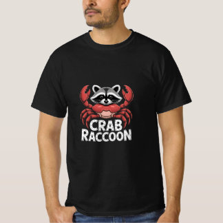 Camiseta Funny Crab Raccoon Hybrid Animal Cute Sea