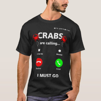 Camiseta Funny Crabbing Men Blue Crab em Maryland