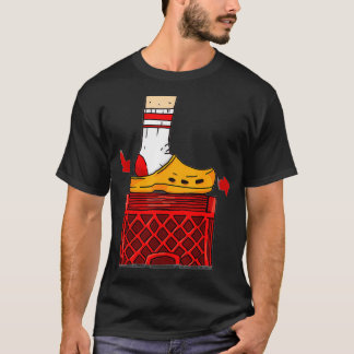 Camiseta Funny Crate Challenge Shoe Diagram Slipping 