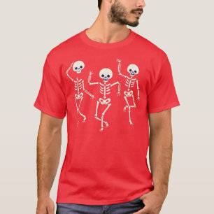 Camiseta Funny Creep it Real Dancing Skeletons Halloween Co