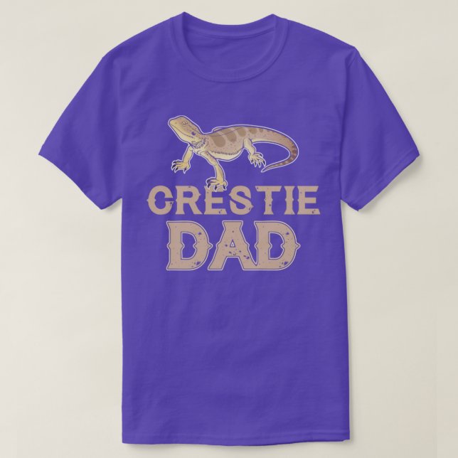 Camiseta Funny Crestie Gecko - Pai Pet (Frente do Design)