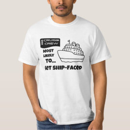 Camiseta Funny Cruise shirt Most Likely To Get Ship-Faced