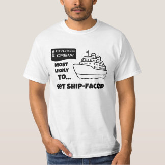 Camiseta Funny Cruise shirt Most Likely To Get Ship-Faced