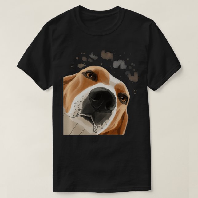 Camiseta Funny Curious Dog Treeing Walker Coonhound Pullove (Frente do Design)
