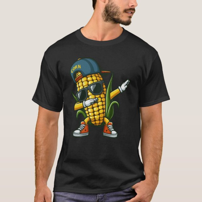 Camiseta Funny Dabbing Corn (Frente)