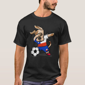 Camiseta Funny Dabbing Dog Chile Soccer Jersey Chilean Foot