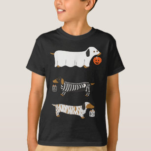 Camiseta Funny Dachshund Ghost Halloween Soky Season Weenie