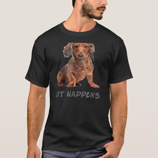 Camiseta Funny Dachshund T (Frente)