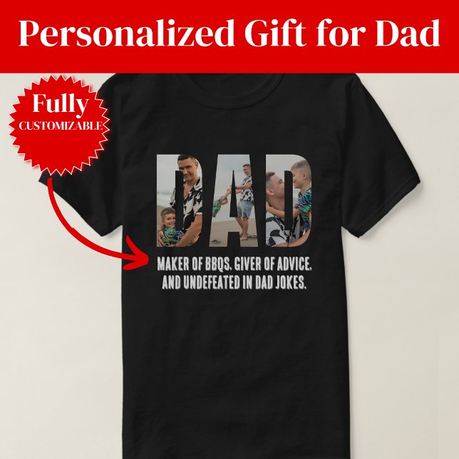 Camiseta Funny Dad T-Shirt – BBQ Master & Dad Joke Champion (Funny Dad T-Shirt – BBQ Master & Dad Joke Champion)