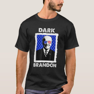 Camiseta Funny Dark Brandon EUA Flag Dark Brandon Democrata